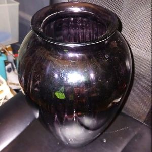 Anchor hocking purple amethyst vase